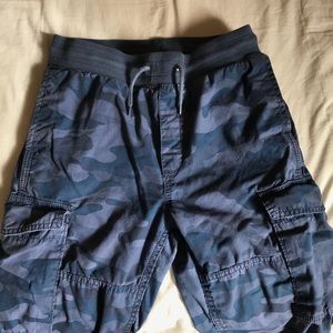 Gap Youth Navy Blue Camouflage Cargo Pants